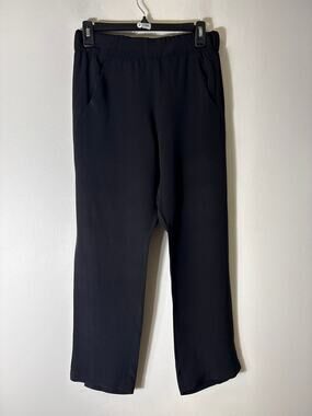 Maria + Cornejo Black Elastic Waist Flowy Pants Sz 6
